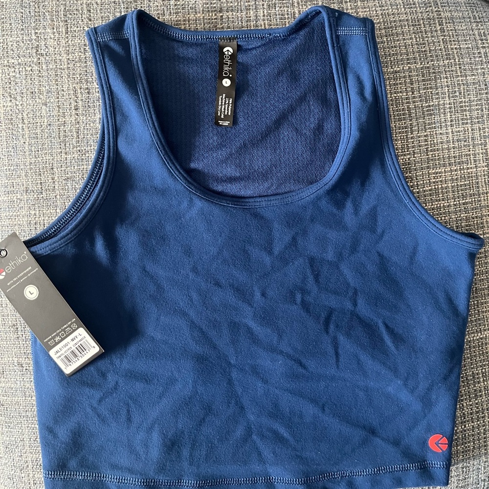 Ethika Navy Blue Tank Top